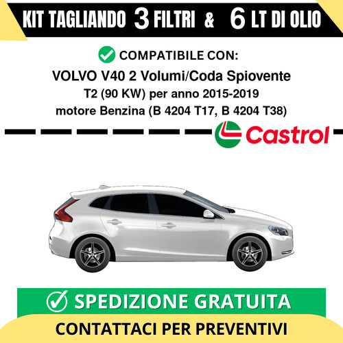 Tagliando per volvo v40 - tagliando,