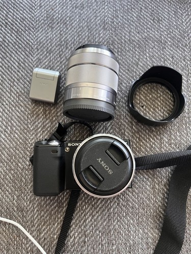 Sony nex mirrorless camera - sony, nex-5