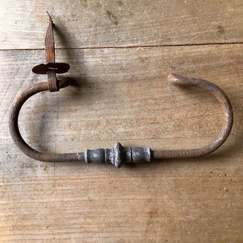 Antico baule bauletto ferro - in,