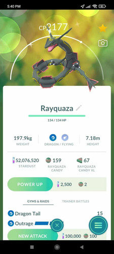 Pokemon shiny rayquaza - pokemon, go
