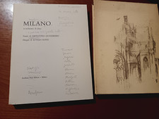 MILANO in inchiostro di china - QUASIMODO, ROSSI - AMILCARE PIZZI, 1963 - B8