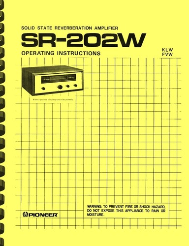Pioneer 202w amplificatore - pioneer, sr-202w