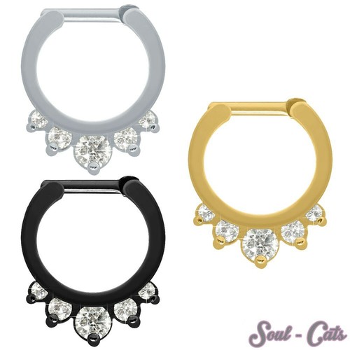 Piercing setto con - , strass