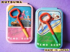 ? KUTSUWA Vintage Japan 1980 Momo Book Notes Tavolo Pin-Up PENNE*NON*SCRIVONO