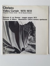 ARTE CHRISTO VALLEY CURTAIN 1970 - 1972 COMUNE DI MILANO 1973
