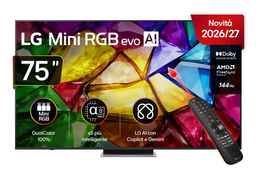 Pollici mini rgb - tv, 75