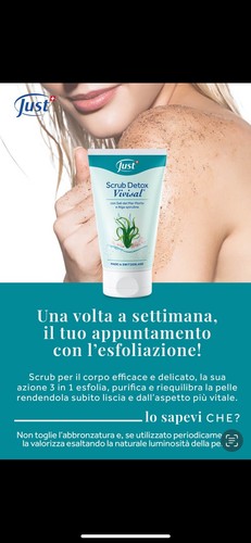Scrub detox vivisal just - scrub,