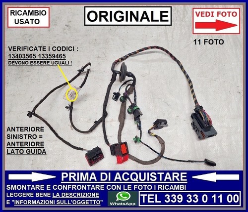 Cablaggio cavi portiera - cavi,