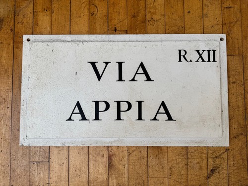 Lancia appia road - appia, sign