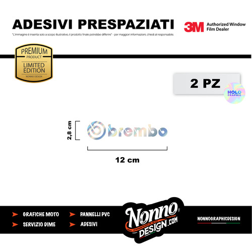 Adesivi preispaziati brembo - adesivi,