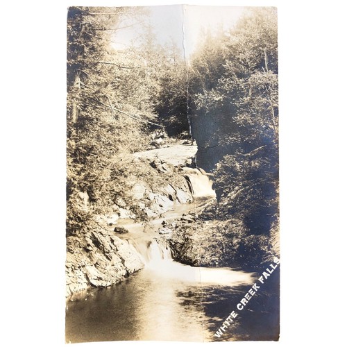 Cartolina white creek falls - white,