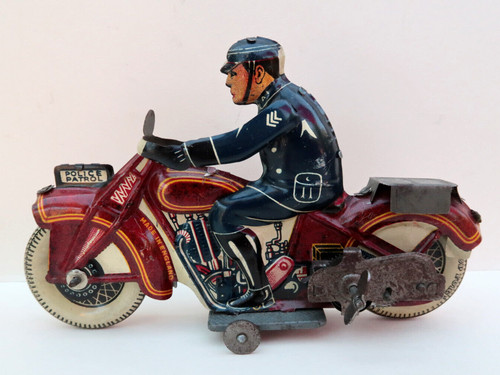 Moto mécanique police patrol - mécanique,
