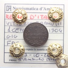 DN - Regno d'Italia - 1 centesimo 1904 FDC - Vittorio Emanuele III - 13668