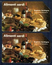 GIAN - Scheda telefonica SIP  "COPPIA ALIMENTI SARDI  usata"  #3  G.  198/199