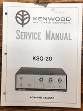 Kenwood KSQ-20 Decoder Manuale