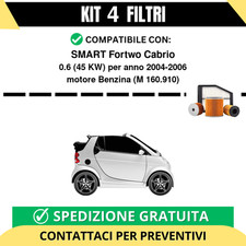 Kit 4 Filtri Tagliando per
