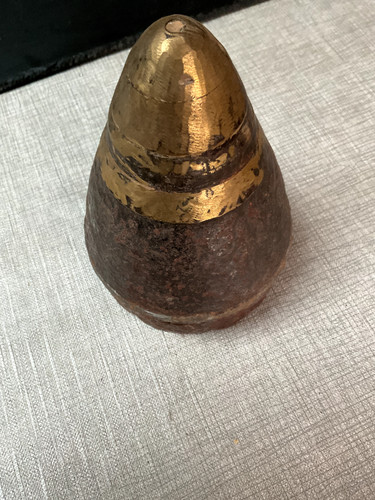 Ww1 trench art door stop - ww1,