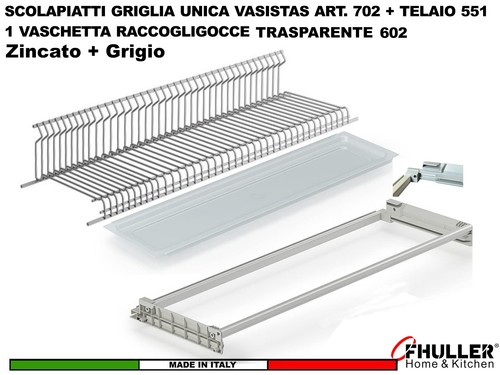 Scolapiatti vasistas grigio - scolapiatti,