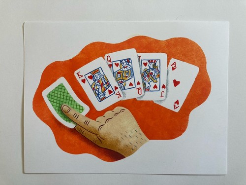Dipinto guazzo vintage - dipinto,