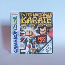 Game Boy Color GBC International Karate 2000 CIB completo Nintendo game holifox