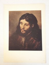 Riproduzione Capolavori della Pittura Rembrandt / Testa di Cristo