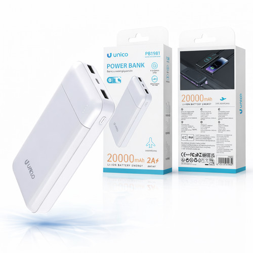 Unico power bank - unico, 20000mah