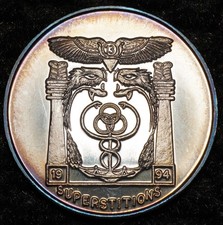 1994 Mobile Alabama 13 Superstizioni Ostris TONATO 1 oz 999 argento tondo C6240