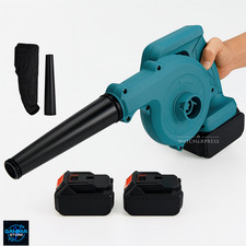 Soffiatore Doppia  Batteria 48V Velocità  Aria Regolabile con Sacca Bricolage