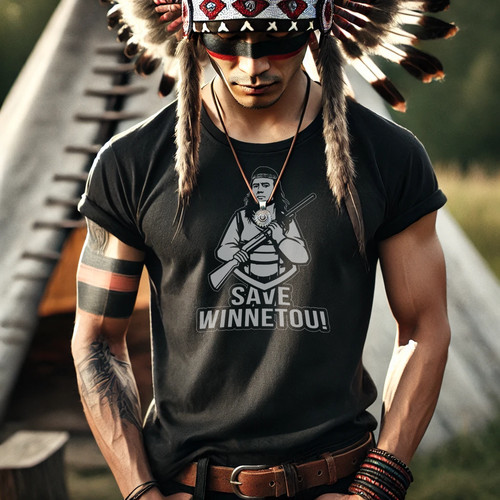 Maglietta save winnetou - save,