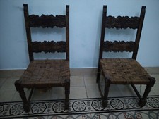 Salotto completo impagliato meta' 800