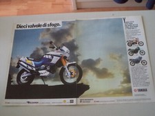 advertising Pubblicità 1989 MOTO YAMAHA XTZ 750 SUPERTENERE' SUPER TENERE'