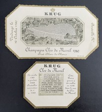 Une étiquette de champagne