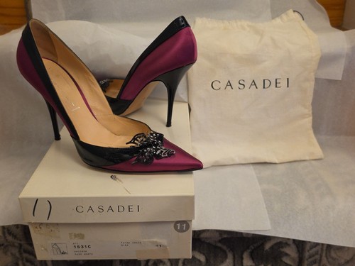 Casadei raso mosto - raso, vintage
