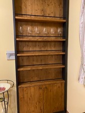 Scaffale in acciaio e legno L100xH250xP16