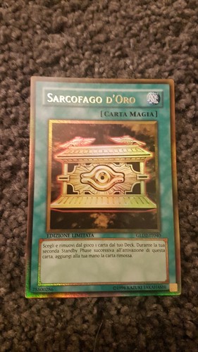 Yugioh sarcofago oro - yugioh, rara