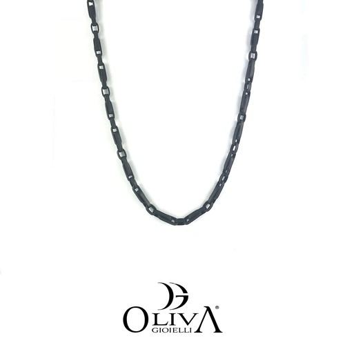 Collana uomo zoppini acciaio - ,