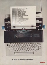 It must be the new Olivetti