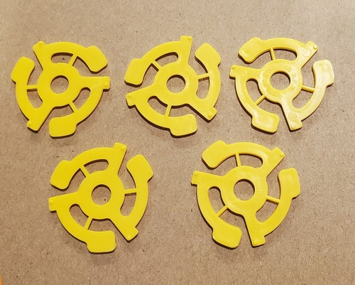 New yellow rpm plastic - yellow, 7"