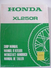 HONDA XL250 R Manuale Officina