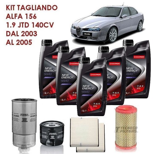 Kit tagliando alfa romeo 156 - kit,