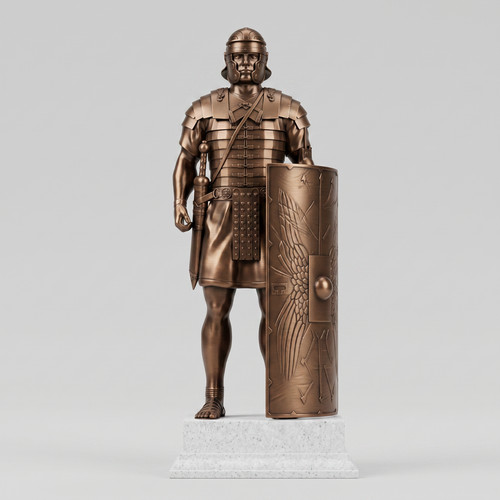 Roman soldier statue - roman, –