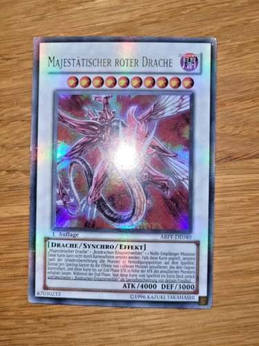 Maestoso drago rosso - yu-gi-oh,