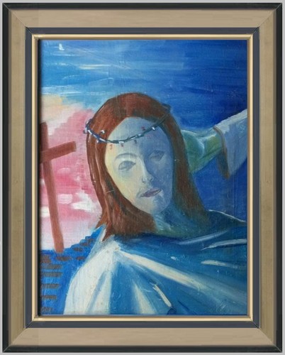 Moderna icona volto cristo - moderna,