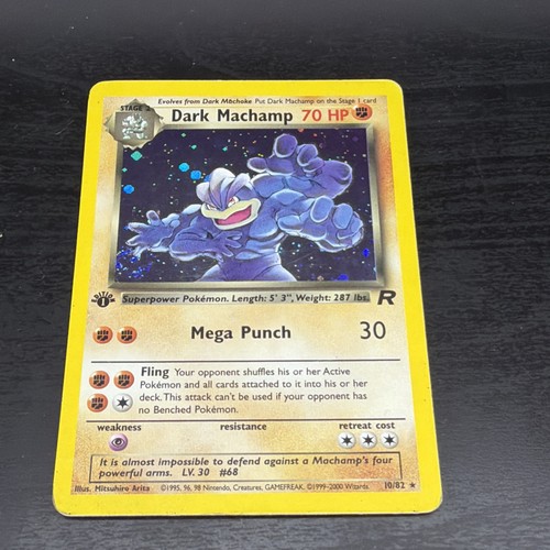 Pokemon tcg dark machamp - pokemon,
