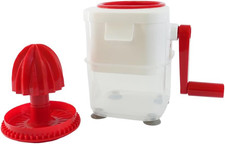Tritaghiaccio Con Spremiagrumi Con Contenitore. Tritaghiaccio 2In1 Multifunzione