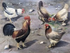 Quadro antico anonimo 800 dipinto a olio su tavola