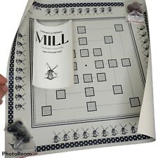 Tappetino in vinile versione Mill Strategy Skill Game Millski Tube vintage 1985 con traslochi 