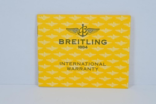 Breitling libretto garanzia - breitling,