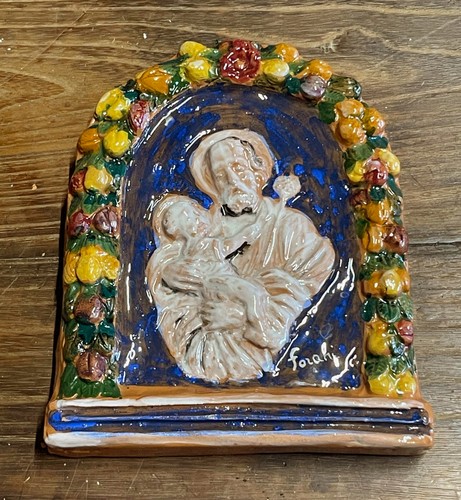 Formella madonna con bambino - madonna,