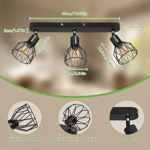 Plafoniera punti luce - punti,